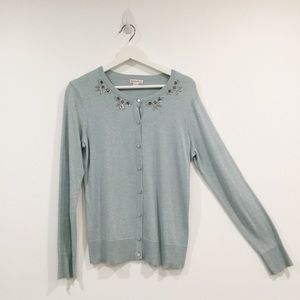Women's Merona Crystal Embellished Sweater Sz M